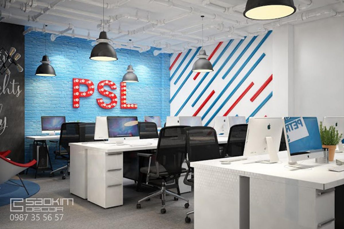 Thiết kế nội thất văn phòng đẹp - Petrosetco