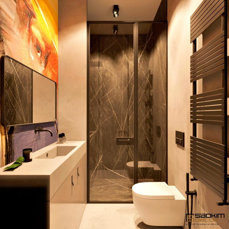 Thiết kế nội thất phòng tắm cho khách