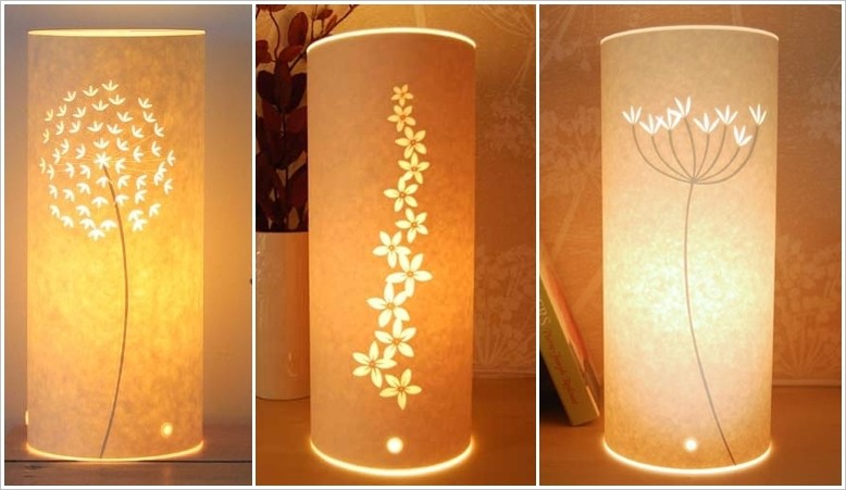 đèn handmade làm từ giấy