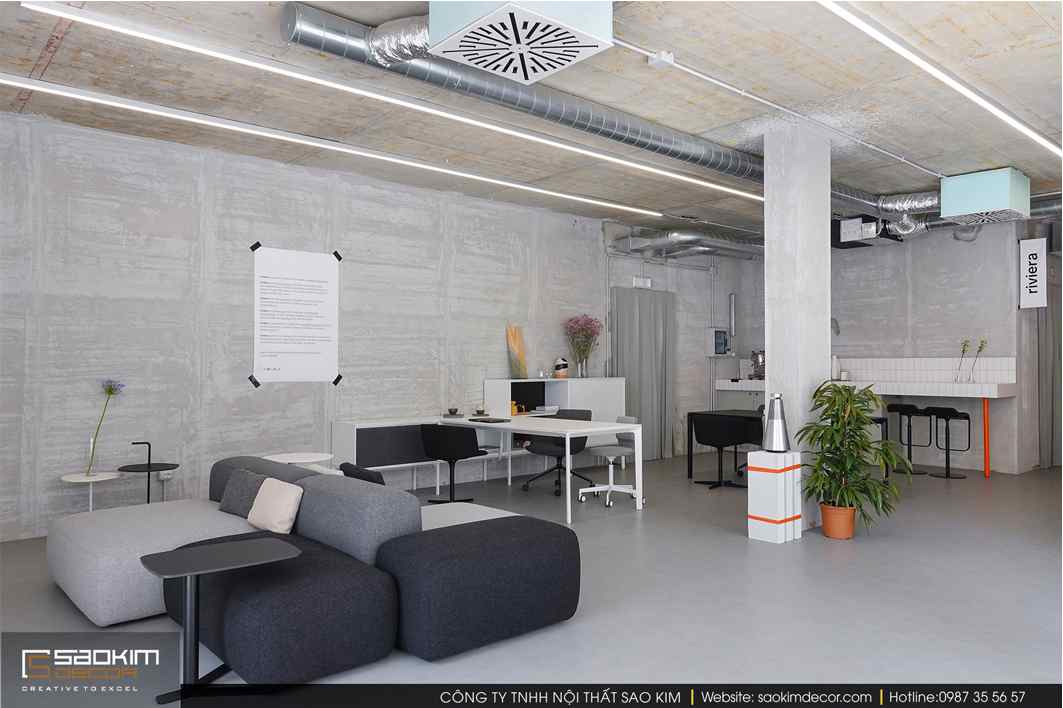 Thiết kế văn phòng minimalism
