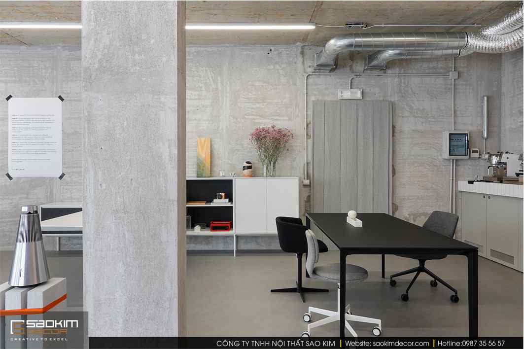 Thiết kế văn phòng đẹp minimalism