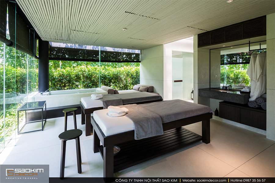 Thiết kế nội thất spa Naman Retreat Pure Spa