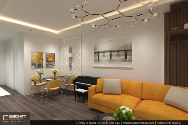 Thiet Ke Chung Cu 2 Phong Ngu Sky Central 1